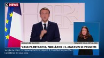 Vaccin, retraites, nucléaire : Emmanuel Macron se projette