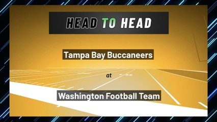 Tampa Bay Buccaneers at Washington Football Team: Spread