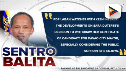 下载视频: Rep. Salceda,  hindi umano nakikitang tatakbo sa pagka-vice president si Davao City Mayor Sara Duterte; Mayor Sara, posibleng sa ilalim ng Lakas-CMD din umano tatakbo