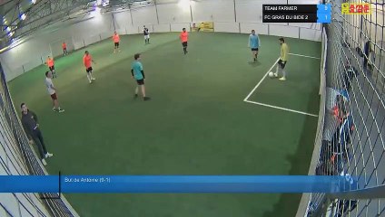 But de Antoine  (9-1) - TEAM FARMER Vs FC GRAS DU BIDE 2 - 09/11/21 21:00 - LIGUE 4