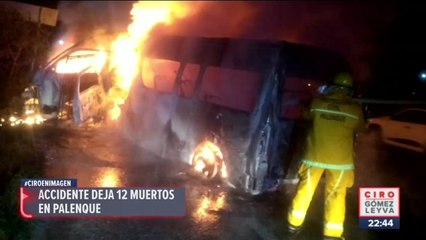 Download Video: Accidente deja 12 muertos en Palenque, Chiapas