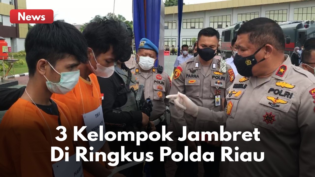 MUDA DAN BERBAHAYA !! POLDA RIAU RINGKUS 3 KELOMPOK JAMBRET DIPEKANBARU !!