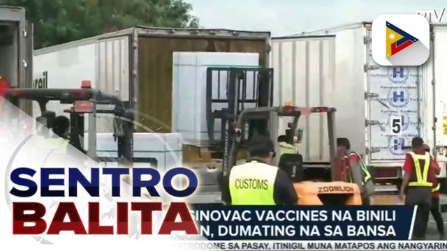 3-M doses ng Sinovac vaccines na binili ng pamahalaan, dumating na sa bansa