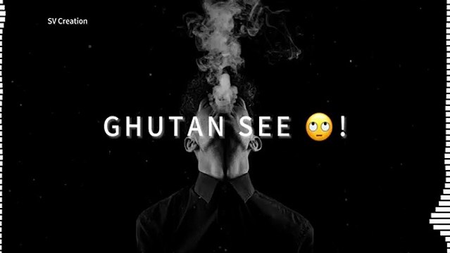 Ghotam Se Hone Lagi Uske Pass Jate Hue Hearttouching shayari Broken Heart SV Creation