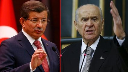 Davutoğlu'ndan "MHP'nin işlevi muhalefettir" diyen Bahçeli'ye çağrı: Artık bir karar ver