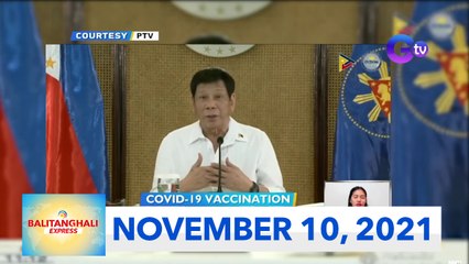 Balitanghali Express: November 10, 2021 [HD]