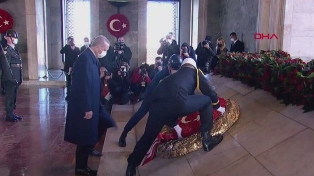 Devlet erkânı Ata’nın huzurunda