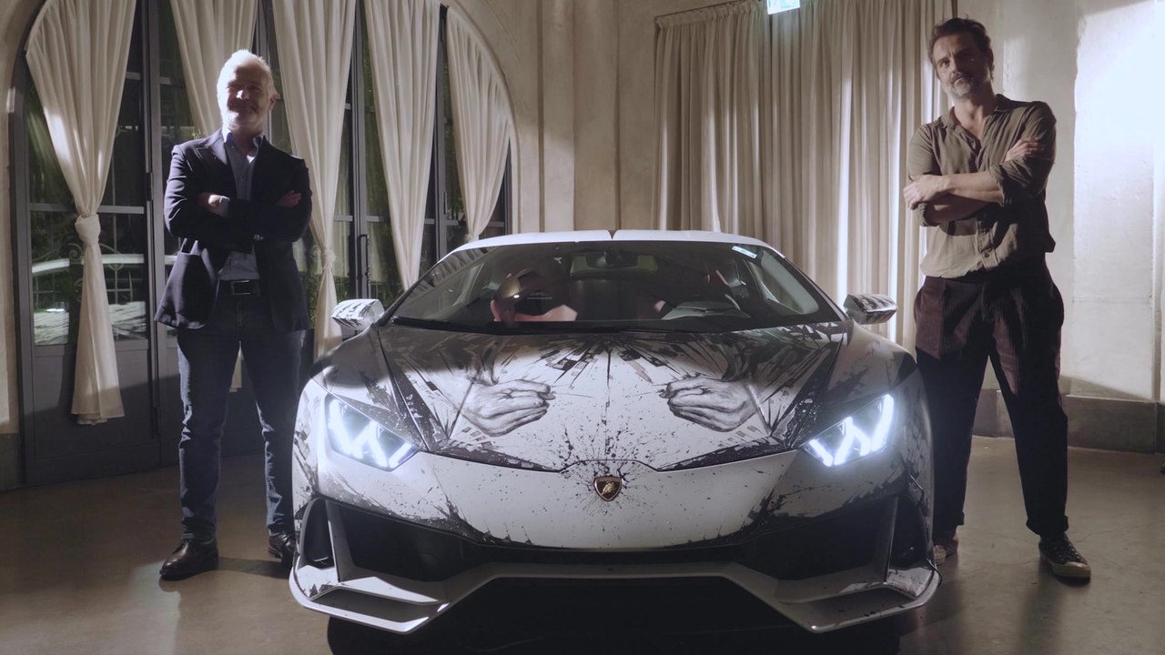 Der Lamborghini Huracán EVO in der Interpretation des Künstlers Paolo Troilo