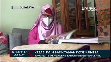Dosen Unesa Ciptakan Pewarna Batik Tanah