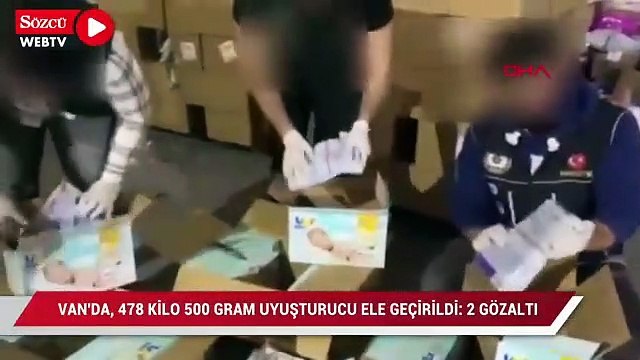 Van'da 478 kilo 50 gram uyuşturucu ele geçirildi