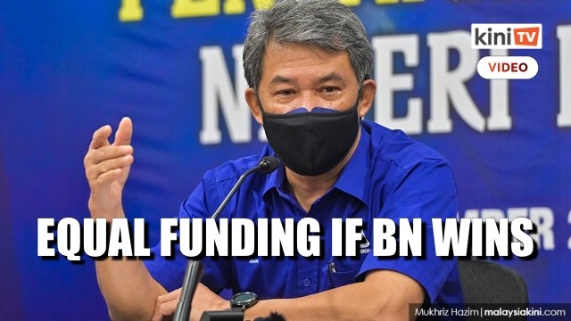 BN promises equal funding for lawmakers in Malacca