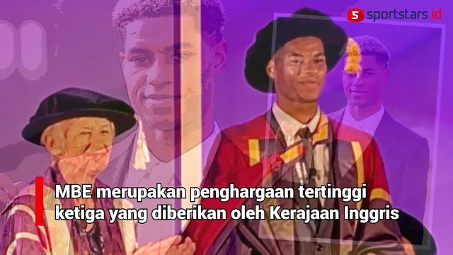 Rashford Diberi Bintang Kekaisaran Britania Raya oleh Pangeran William