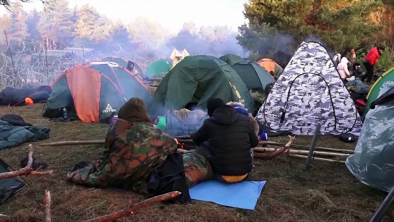 Migranten durchbrechen EU-Grenze von Weißrussland nach Polen