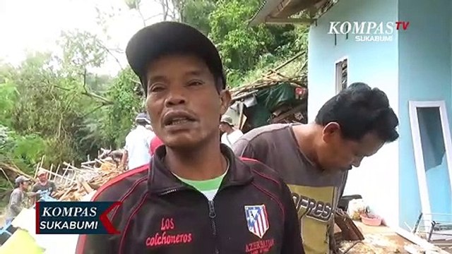 Pasca Hujan Deras 3 Rumah Warga Tergerus Longsor