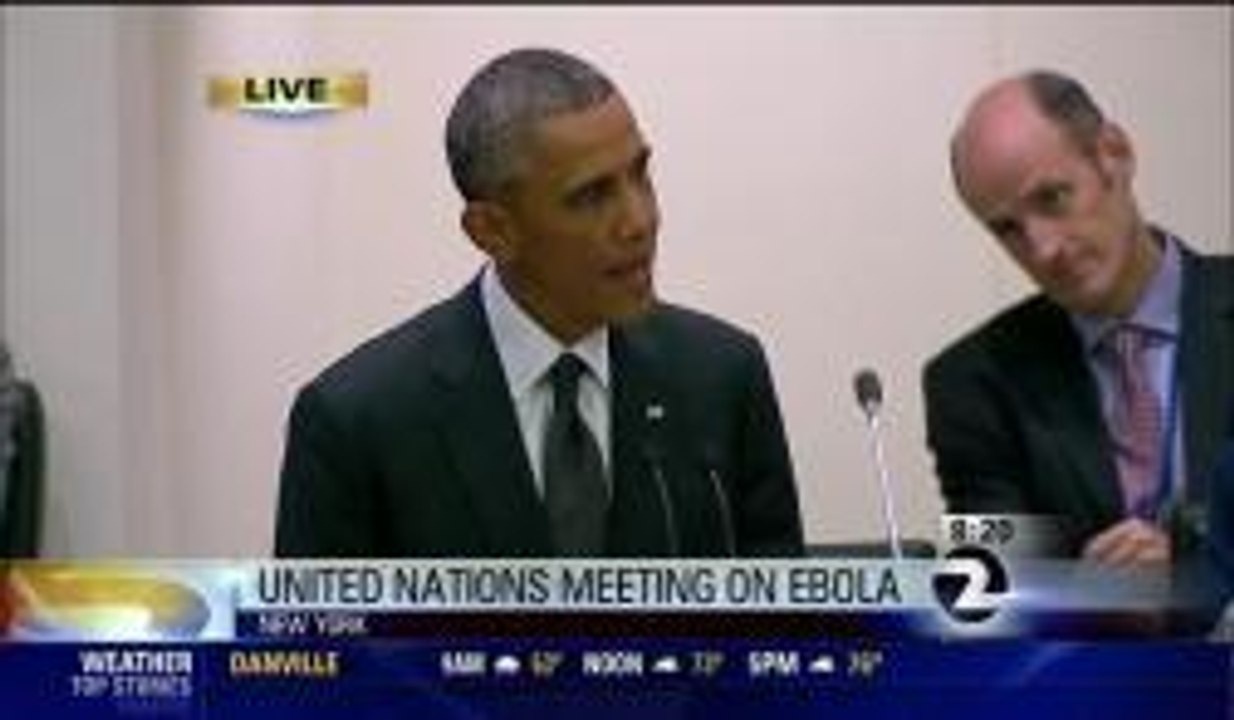 President Obama Speaks At United Nations Ebola Meeting