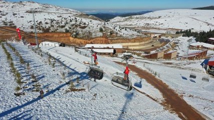 Çambaşı Kayak Merkezinde kurtarma tatbikatı yapıldı