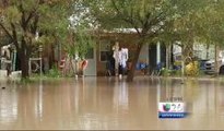 Residentes de Anthony, Nuevo México enfrentan inundaciones