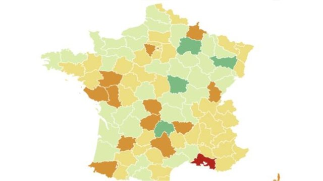 Covid-19 : près de 60 départements au-dessus du seuil d’alerte, notre carte de France