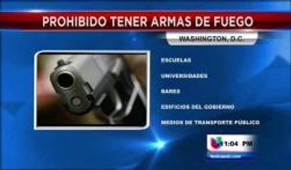 Ahora puede portar armas en el Distrito de Columbia