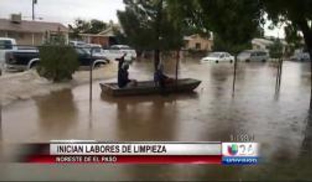 Familias del noreste de la ciudad inician labores de limpieza