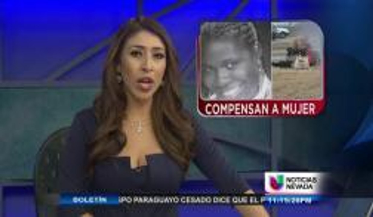 Compensación para mujer golpeada