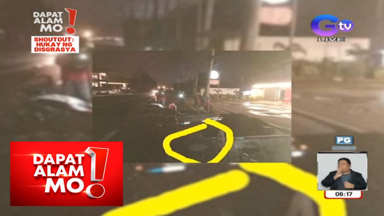 Dapat Alam Mo!: Rider, naaksidente sa kalsadang balot ng hamog sa Tagaytay!