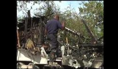 Un voraz incendio dejó a una mujer sin hogar