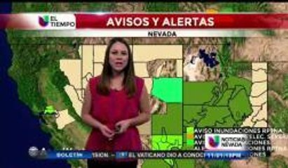 Alerta de inundaciones en Las Vegas
