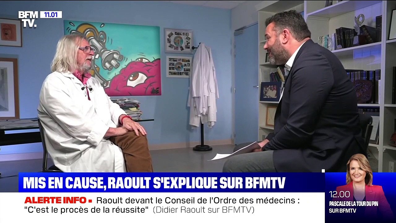 Quand Bruce Toussaint tente de recadrer Didier Raoult sur BFMTV