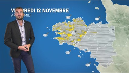 Bulletin météo pour le vendredi 12 novembre 2021