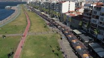 Büyük Önder'i anma etkinliğinde 350 metre uzunluğunda Atatürk posteri taşındı