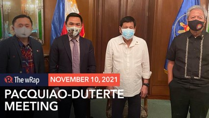 Friends again? Pacquiao meets with Duterte