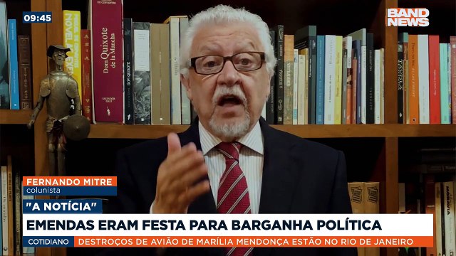 As emendas de relator eram uma festa para a barganha política. Veja na coluna A Notícia com Fernando Mitre (@fernandomitre).Saiba mais em youtube.com.br/bandjornalismo#BandNews20anos #mitre #política
