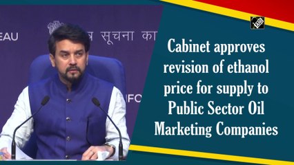 Cabinet approves revision of ethanol price for supply to Public Sector Oil Marketing Companies