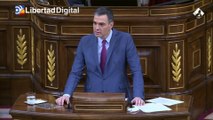 Sánchez señala a Federico Jiménez Losantos en una trifulca parlamentaria con Abascal y Casado