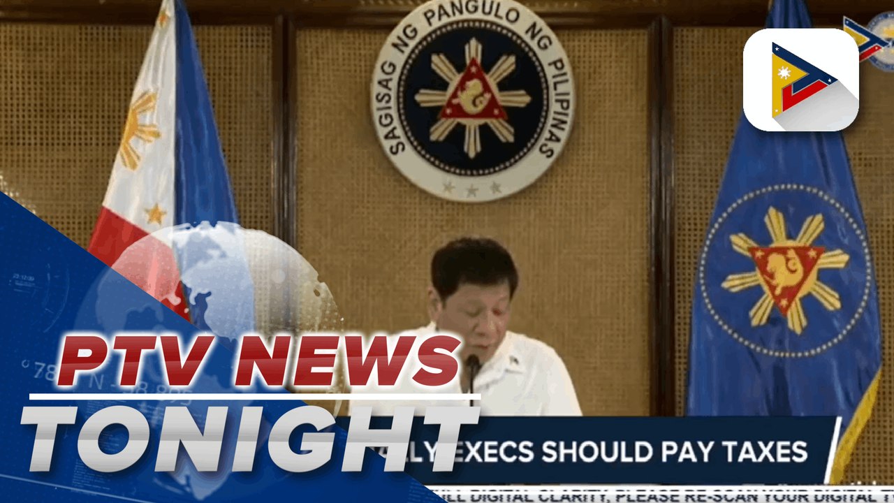 PRRD: Pharmally execs should pay taxes