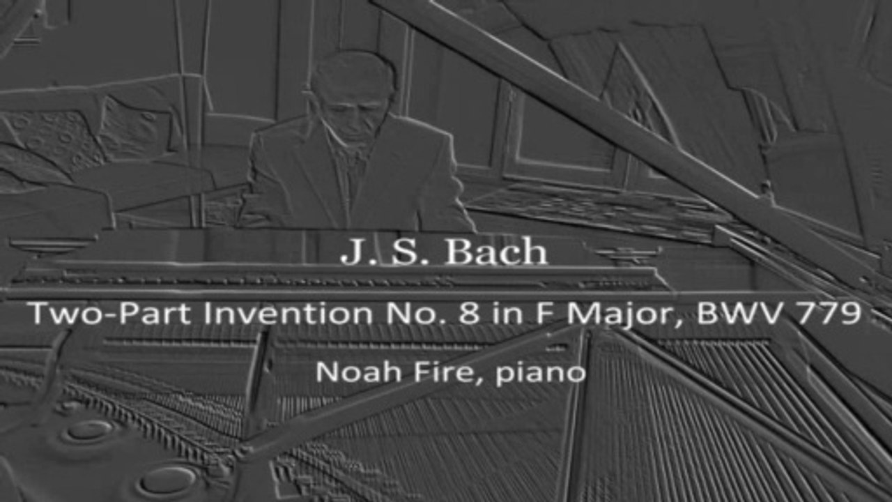 J. S. Bach - Two-Part Invention No. 8, BWV 779