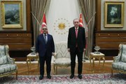 Cumhurbaşkanı Erdoğan, Libya Yüksek Devlet Konseyi Başkanı El-Meşri'yi kabul etti