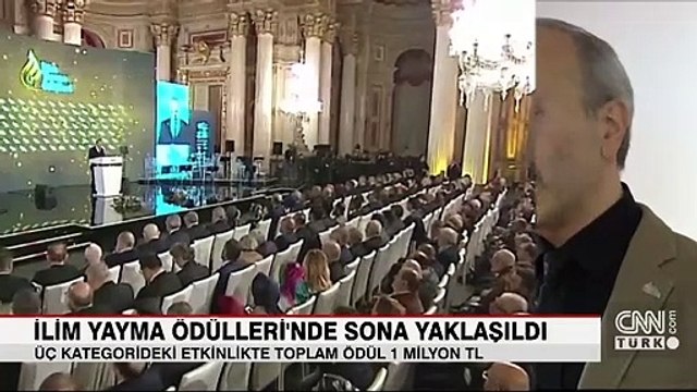 İlim Yayma Ödülleri'nde sona yaklaşıldı