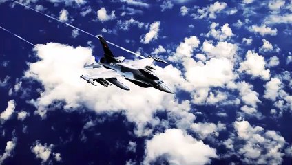 3D Animation Fighter Flight