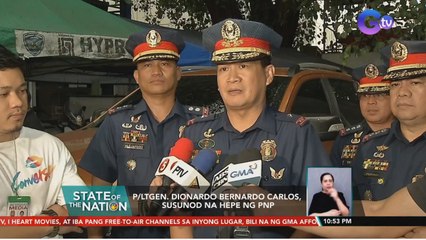 P/LtGen. Dionardo Bernardo Carlos, susunod na hepe ng PNP | SONA