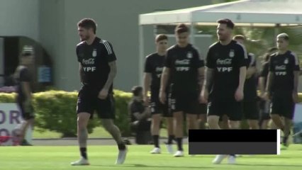 Download Video: Messi returns to training ahead of World Cup qualifier against Uruguay