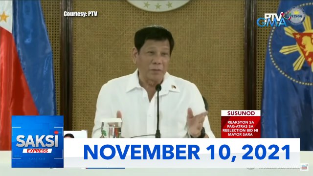 Saksi Express: November 10, 2021 [HD]