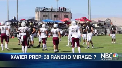 Xavier Prep Saints Dominate Rancho Mirage Rattlers 38-7 on Saturday Morning