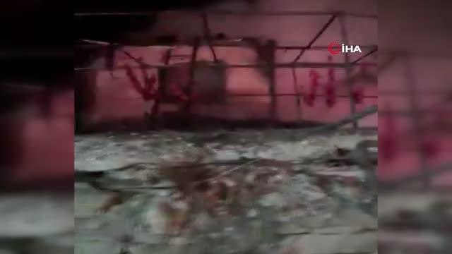 Burdur'da çıkan yangında iki katlı ev kullanılamaz hale geldi