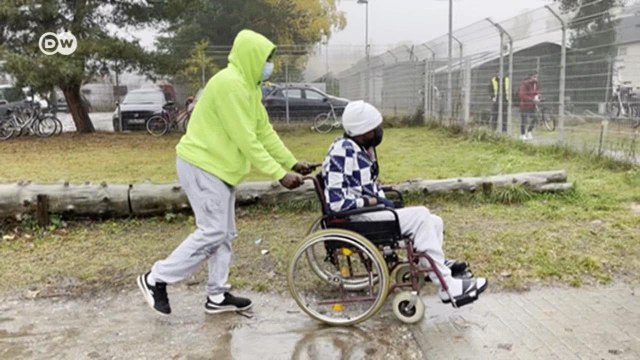 Как мигранты пробираются через польскую границу (10.11.2021)