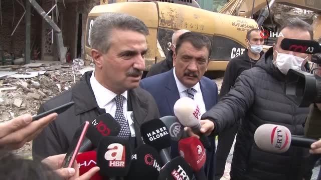 Malatya Valisi Baruş'tan çöken bina açıklaması: Yapılan incelemelerde bina hasarsız görünüyordu