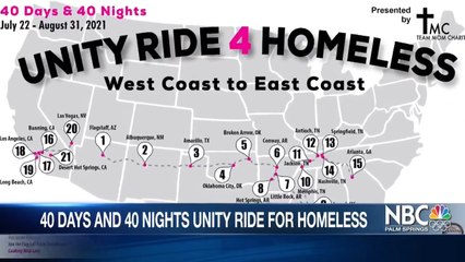 Unity Ride 4 Homeless 40 Days and Nights Tour