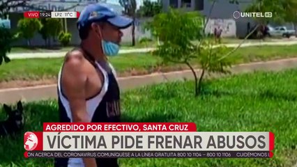 Un hombre con discapacidad denuncia excesos de la Policía en el paro indefinido