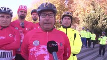 Ata'ya saygı için bisikletle Hatay'dan Ankara'ya geldiler